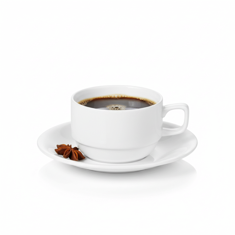 Filiżanka 220 ml klasyczna i spodek do herbaty WL-993008/AB