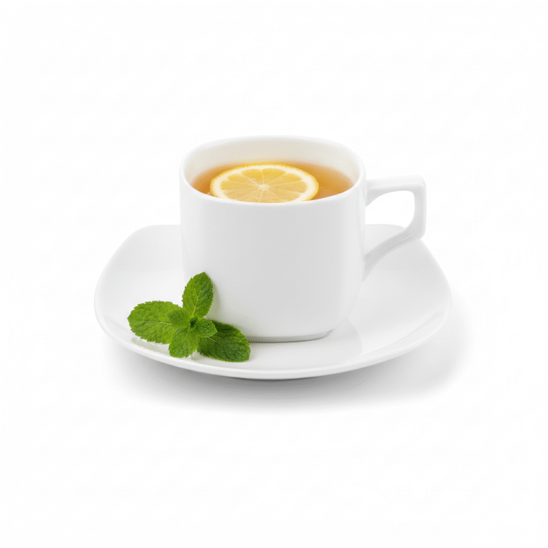 Filiżanka 200 ml do herbaty i spodek zestaw 2 sztuki biały porcelanowa WL-993003/2C