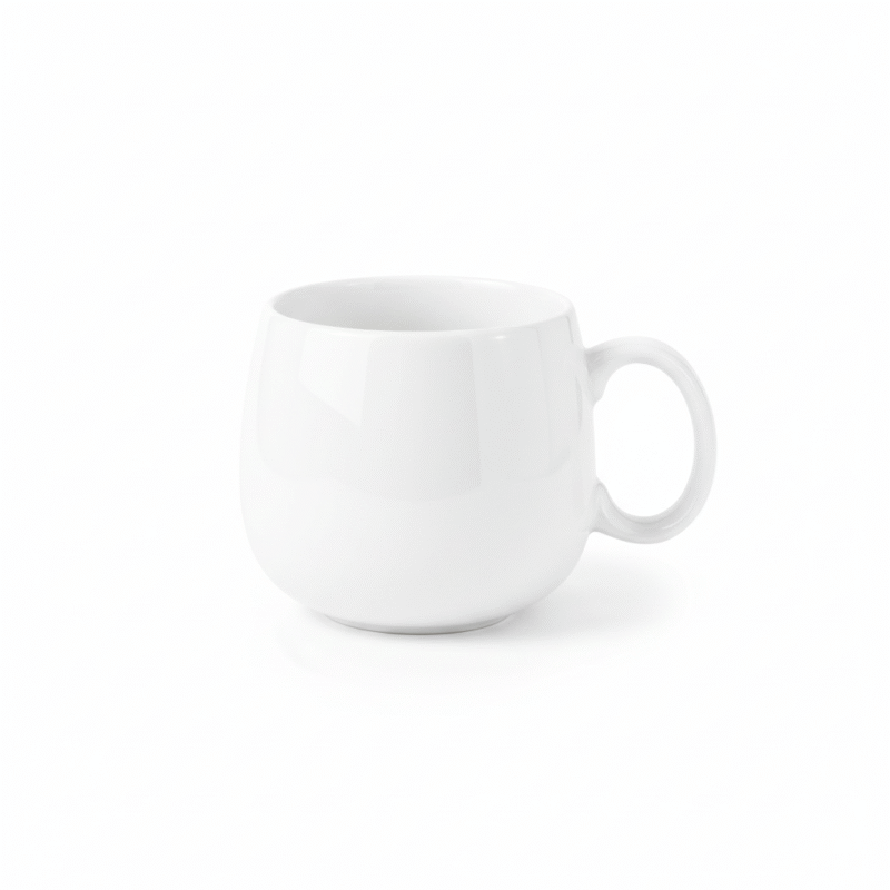 Kubek 400 ml biały porcelanowy WL-993084/A