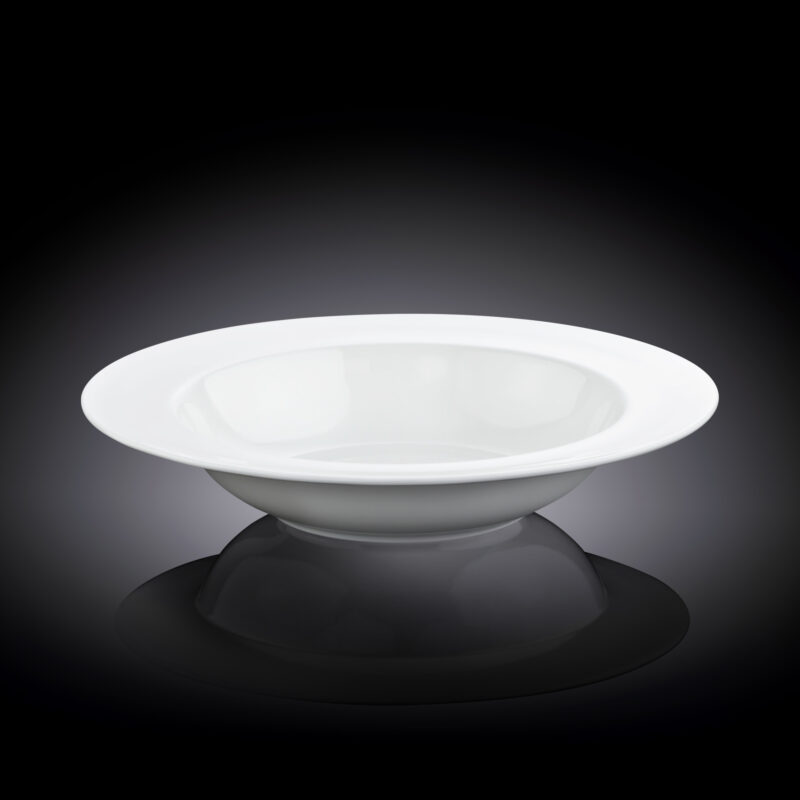 Talerz głęboki 23 cm 450 ml biały porcelanowy WL-991217/A