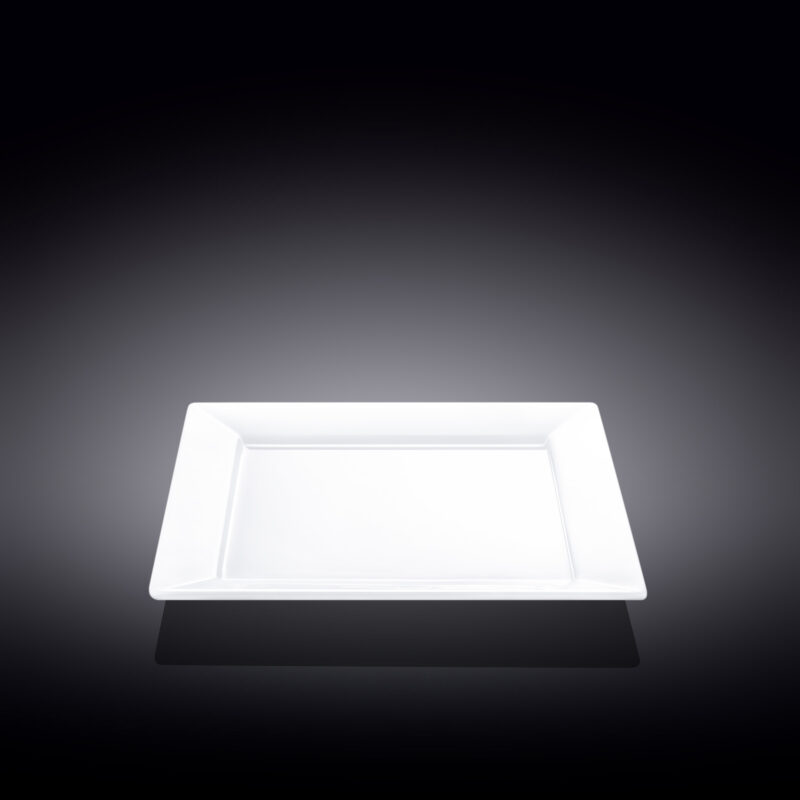 Talerz deserowy 18,5x18,5 cm biały porcelanowy WL-991222/A