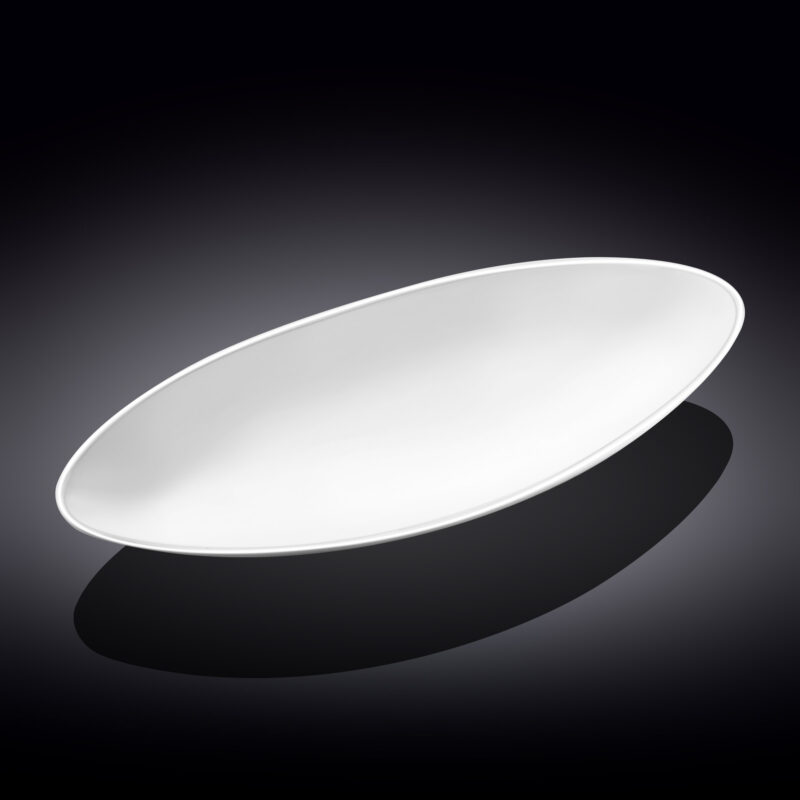 Platter 40 cm white porcelain WL-991363/A