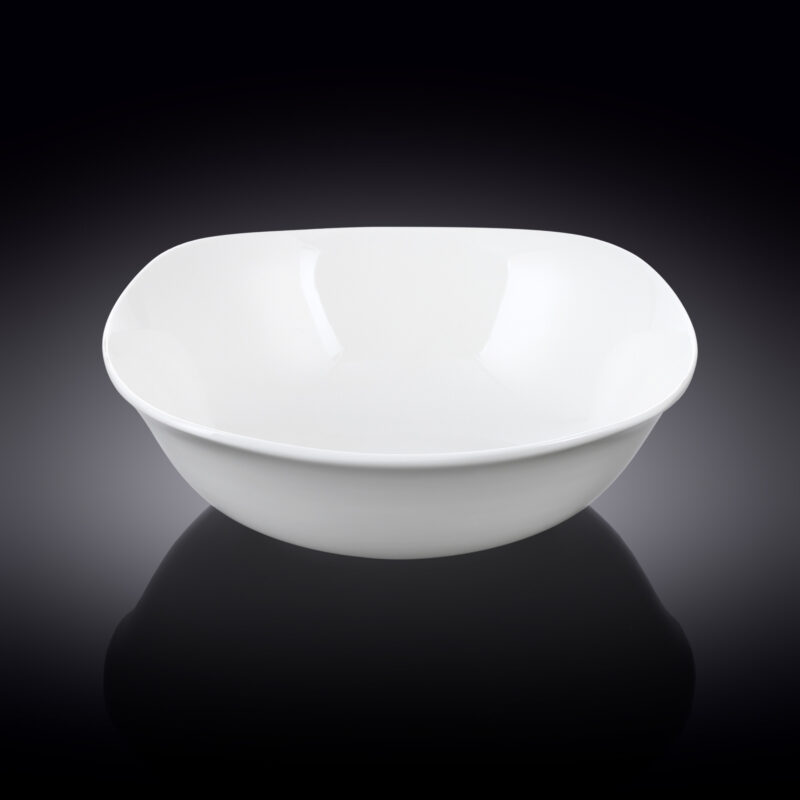Salad Bowl 21.5x21.5 cm.1300 ml white porcelain WL-992002/A