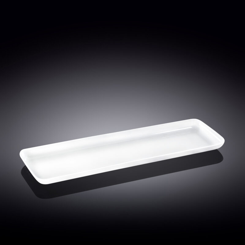 Półmisek prostokatny 39x13 cm biały porcelanowy WL-992673/A