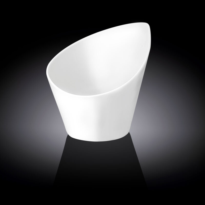 Salad bowl 14 cm white porcelain WL-992774/A