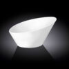 Oval salad bowl 19.5 cm 650 ml in Wilmax white porcelain