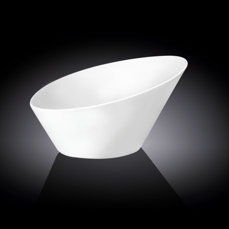 Salaterka 19.5 cm biała porcelanowa WL-992775/A