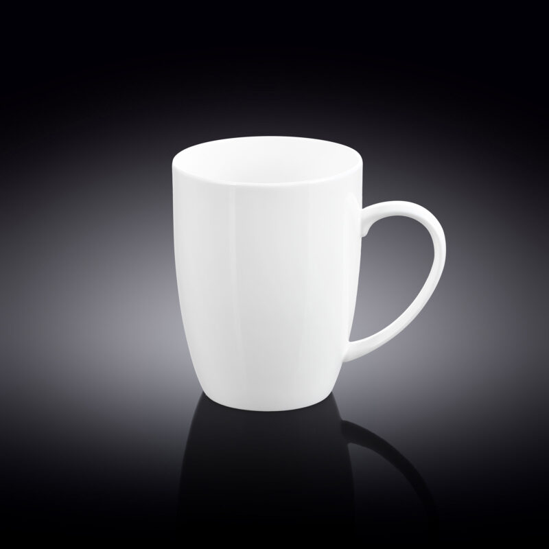 Kubek do kawy i herbaty 460 ml biały porcelanowy WL-993018/A