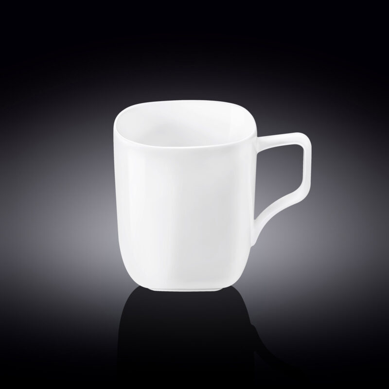 Kubek 470 ml zestaw 2 sztuki biały porcelanowy WL-993066/2C
