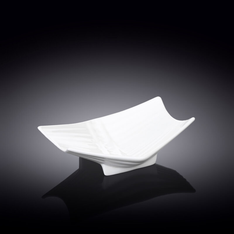 Półmisek na chleb biały porcelanowy WL-996011/A