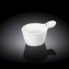 Dish for snacks and desserts 10x7x4 cm 100 ml in Wilmax white porcelain