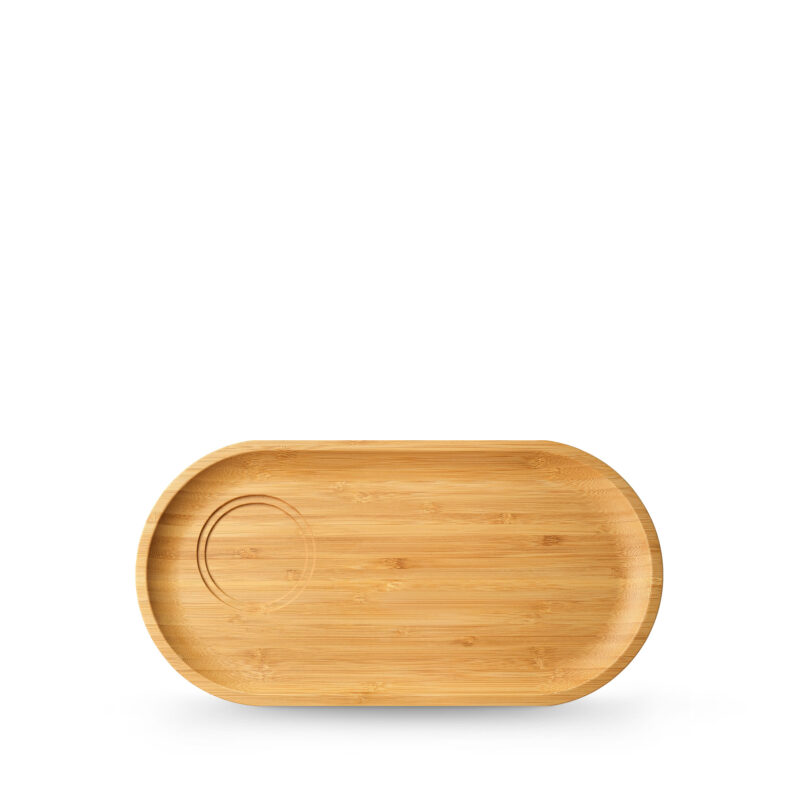 Bamboo plate oval server 30.5x15 cm WL‑771119/A