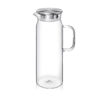 Smukły szklany dzbanek 1500 ml z metalową pokrywką Wilmax