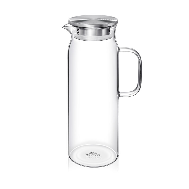 Glass jug with metal lid 1500 ml WL-888210/A