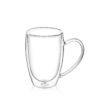 Tall slim double-walled thermo glass cup 500 ml, Wilmax