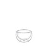 Double-walled glass bowl 80 ml, Wilmax ThermoGlass