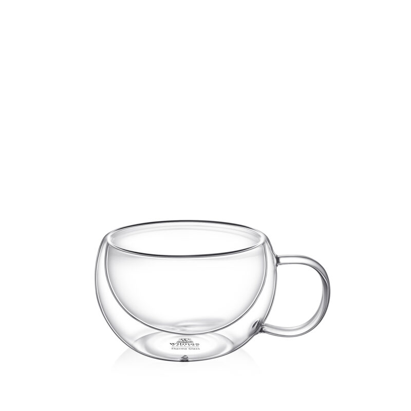 Thermal glass mug with double walls 300 ml WL-888769/A