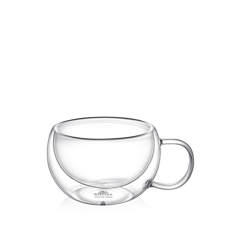 Thermal glass mug with double walls 400 ml WL-888770/A