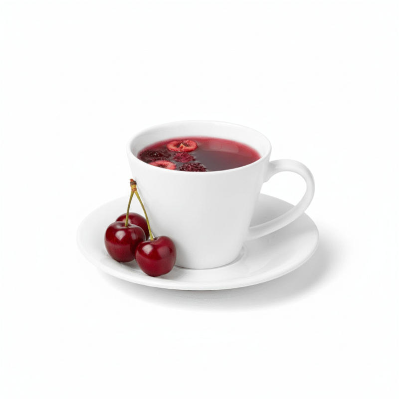 Filiżanka 180 ml i spodek do herbaty zestaw 2 sztuki biały porcelanowa WL 993004/2C