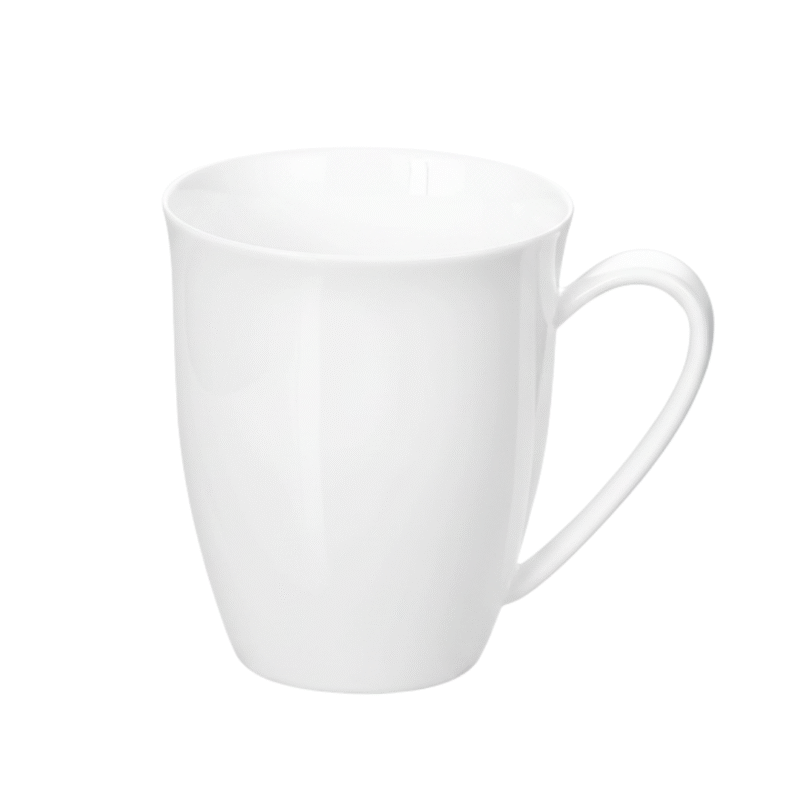 Kubek 380 ml biały porcelanowy WL-993014/A