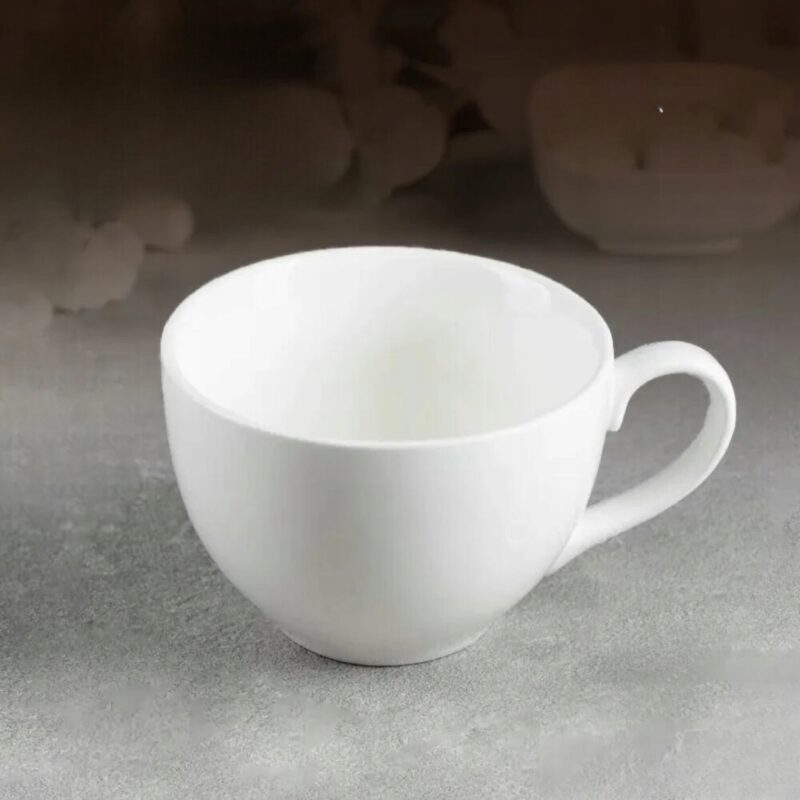 Kubek JUMBO 420 ml biały porcelanowy WL-993038/A