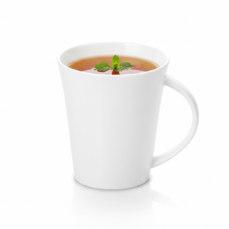 Kubek do kawy i herbaty 380 ml biały porcelanowy WL-993012/A