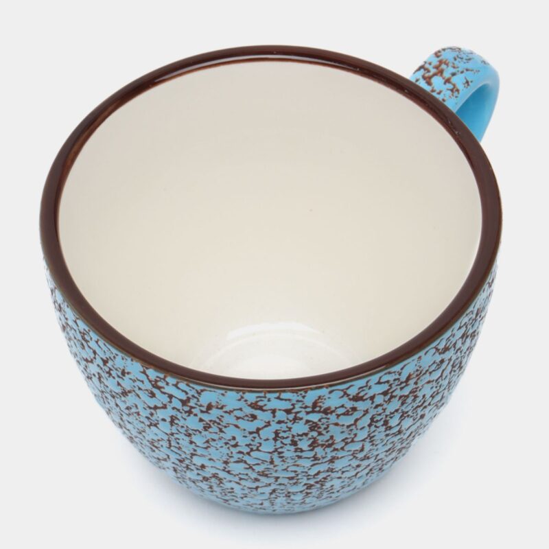 Filiżanka niebieska porcelanowa 75 ml WL-667633/A
