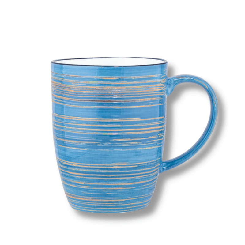 Blue porcelain mug 460 ml WL-669637/A
