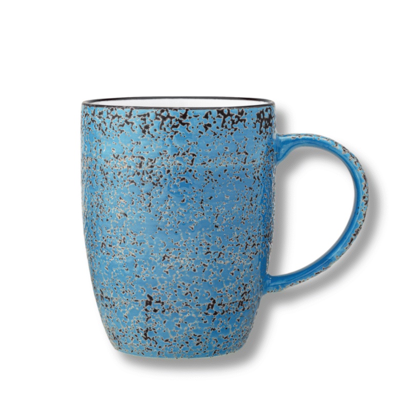 Large blue porcelain mug 460 ml WL-667637/A