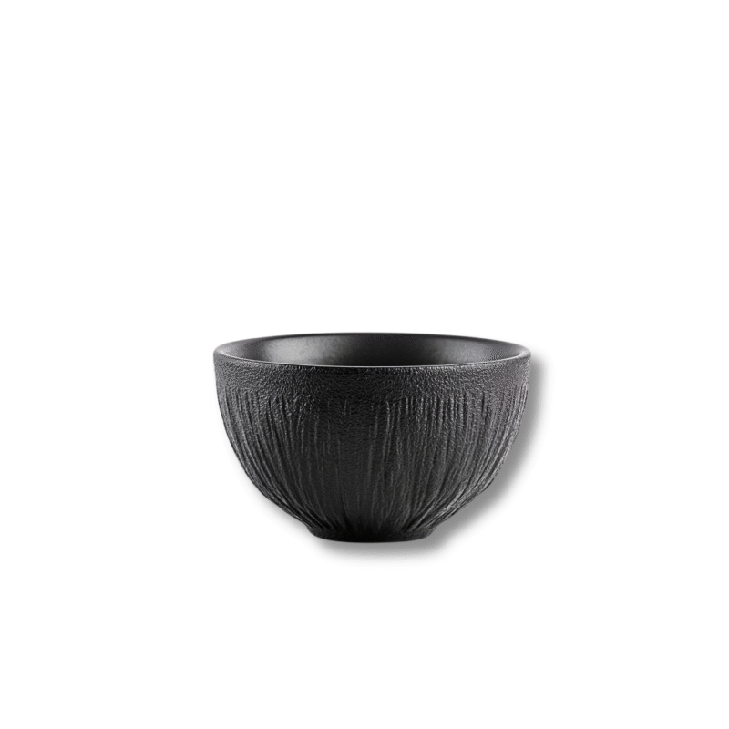 Black matte porcelain bowl 10 cm 250 ml WL-664115/A