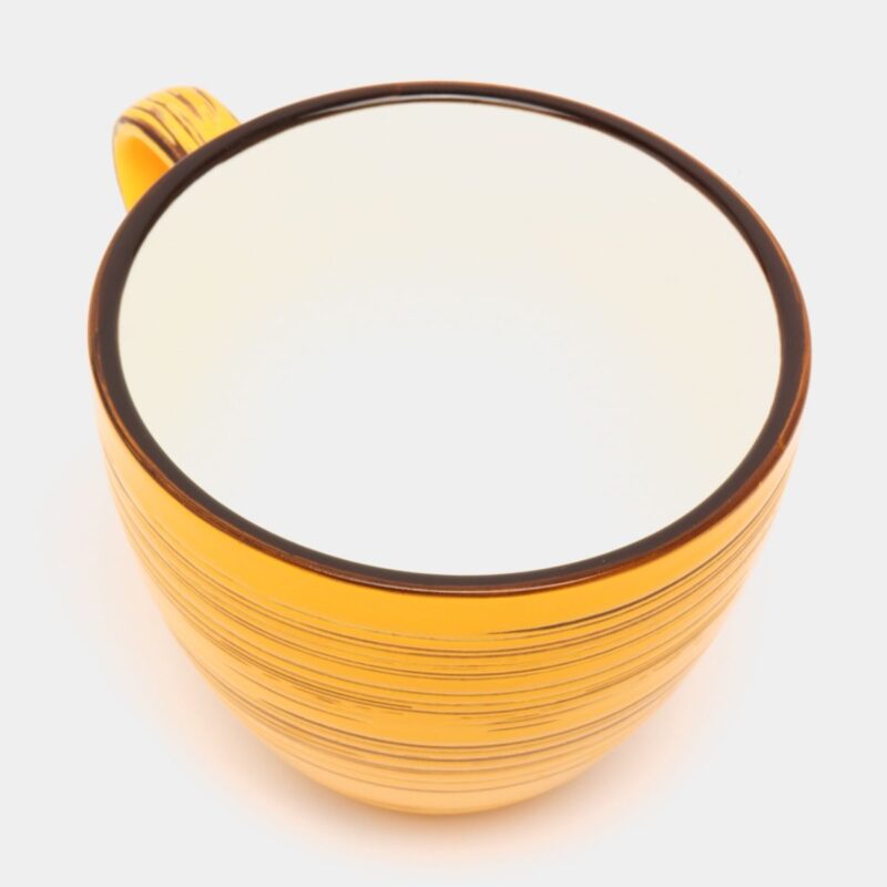 Filiżanka żółta porcelanowa 11 cm 190 ml WL-669435/A