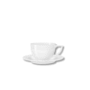 Coffee cup and saucer 90 ml in Wilmax white porcelain