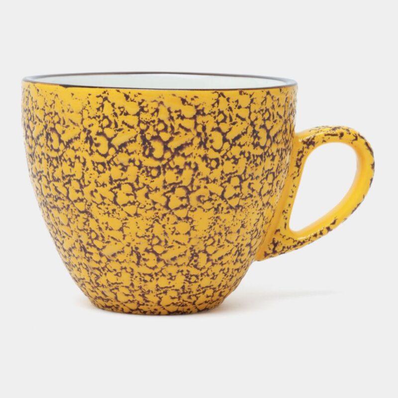 Filiżanka żółta porcelanowa 8.1 cm 75 ml WL-667433/A