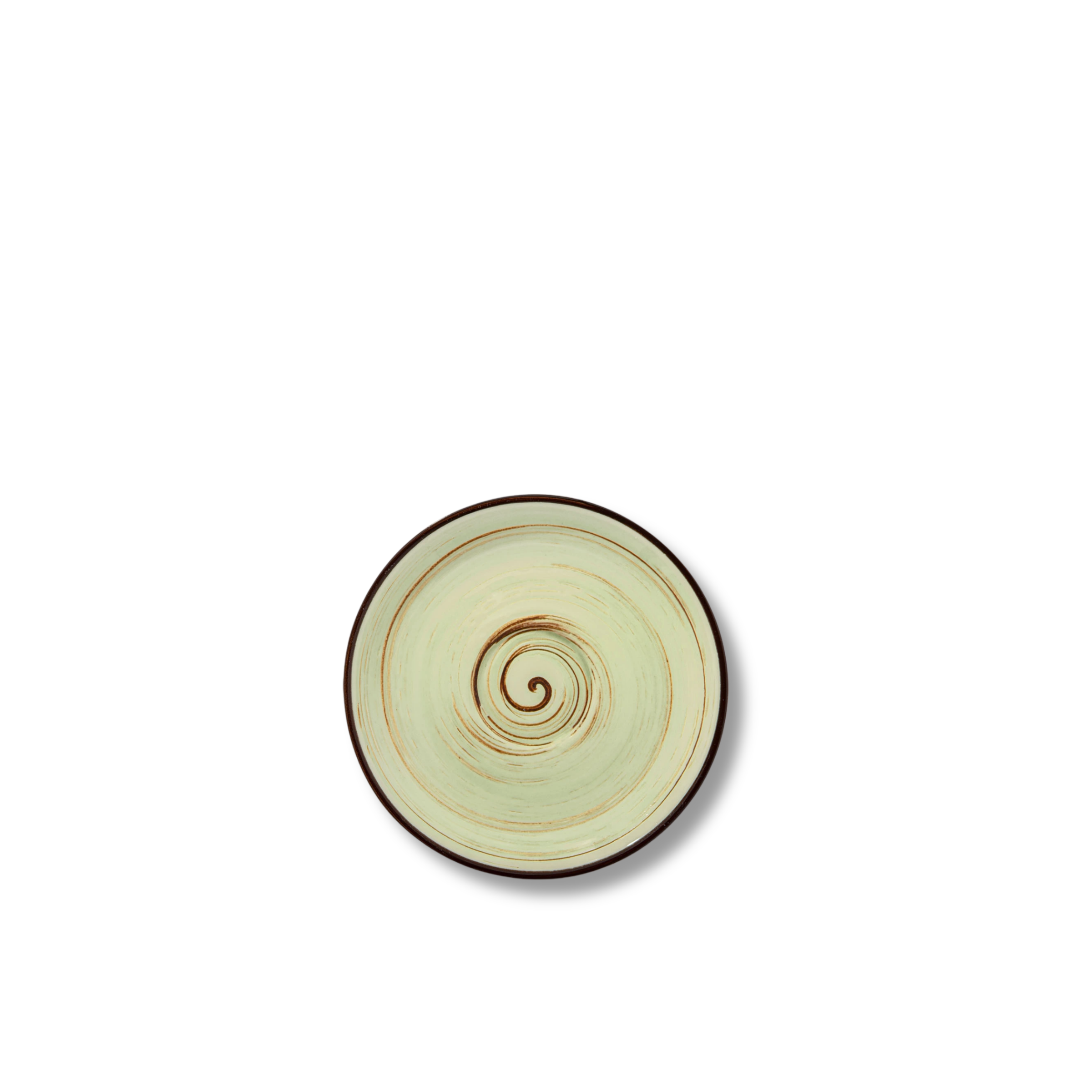 Spodek pistacjowy porcelanowy 11 cm WL-669133/B