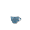 Blue espresso cup 75 ml in Wilmax Color Boom Splash porcelain