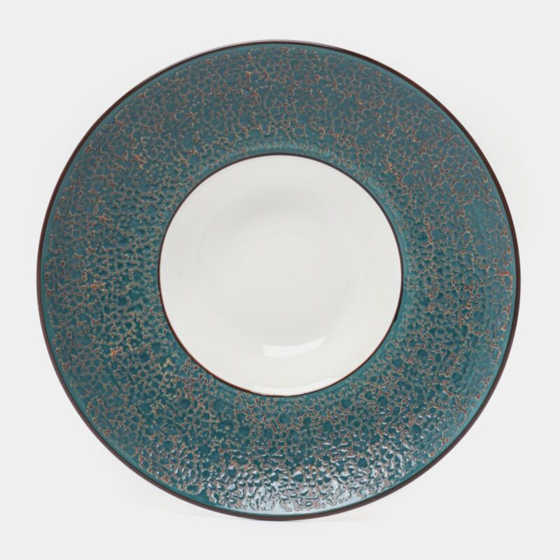Talerz głęboki do pasty 24 cm, 200 ml - zielony WL-667525/A