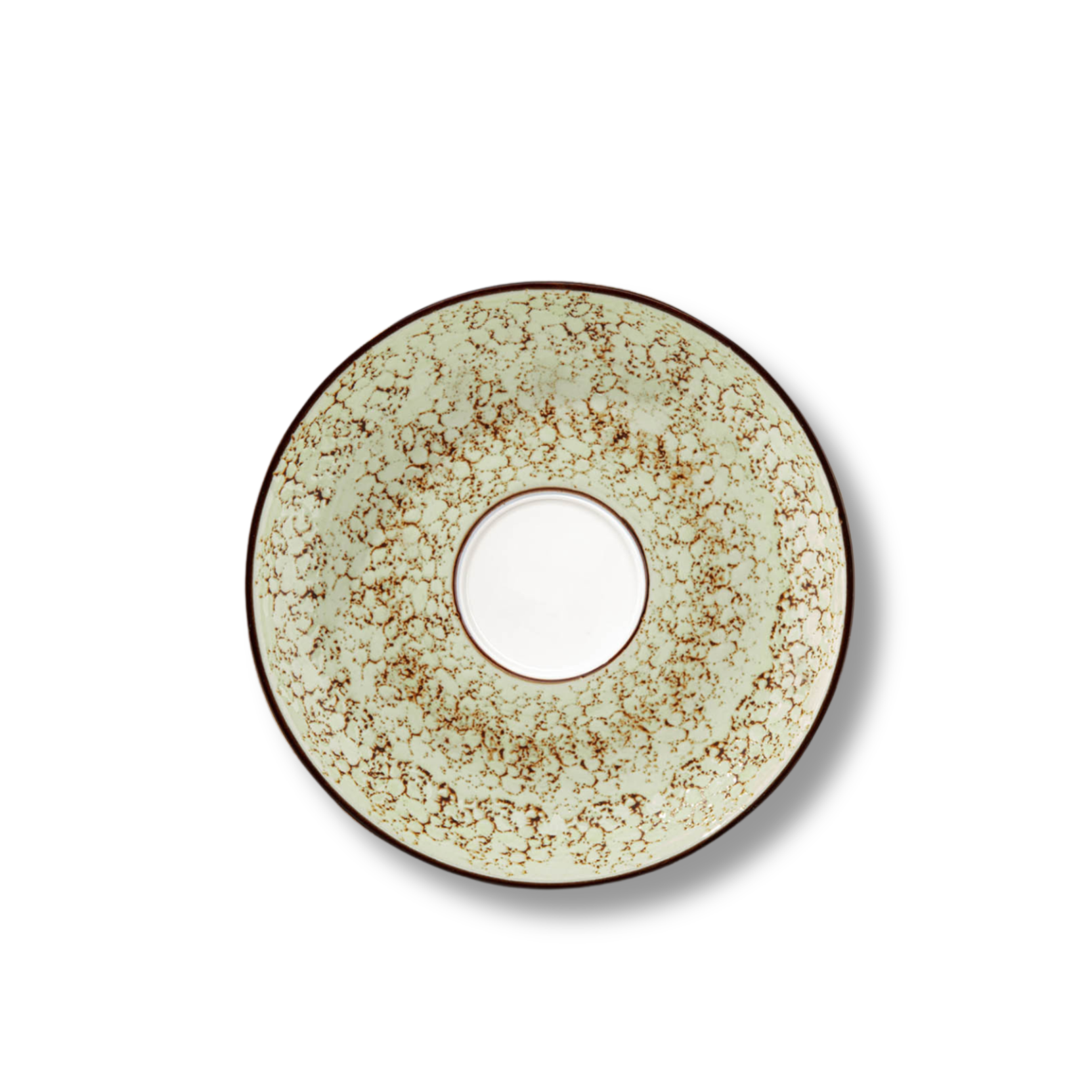 Saucer pistachio porcelain 15 cm WL-667136/B