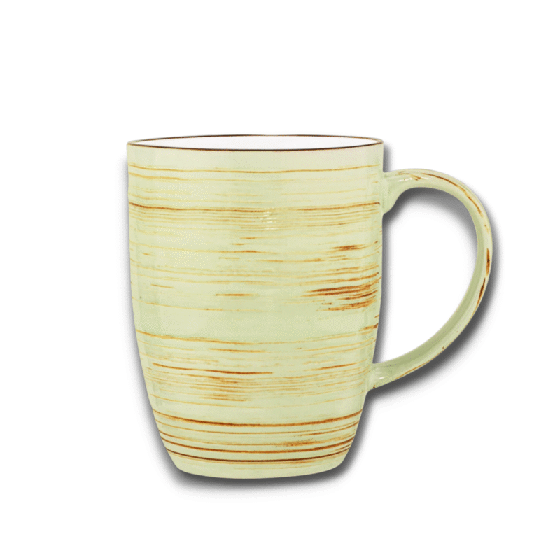 Large pistachio porcelain mug 460 ml WL-669137/A
