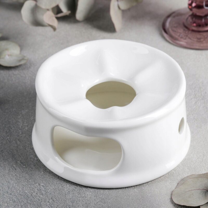 Podgrzewacz stojak do czajnika biały porcelanowy WL-996006/A