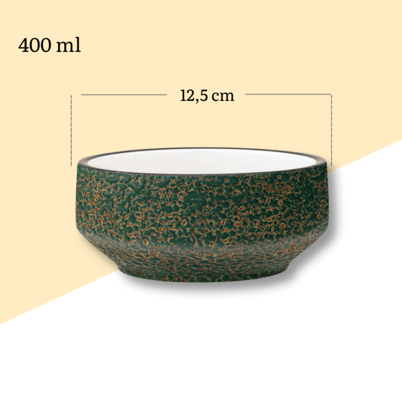 Bulionówka 12,5 cm, 400 ml - zielony WL-667538/A