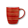 Red mug 460 ml in Wilmax Color Boom porcelain