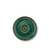 Green saucer 14 cm in Wilmax porcelain, Spiral