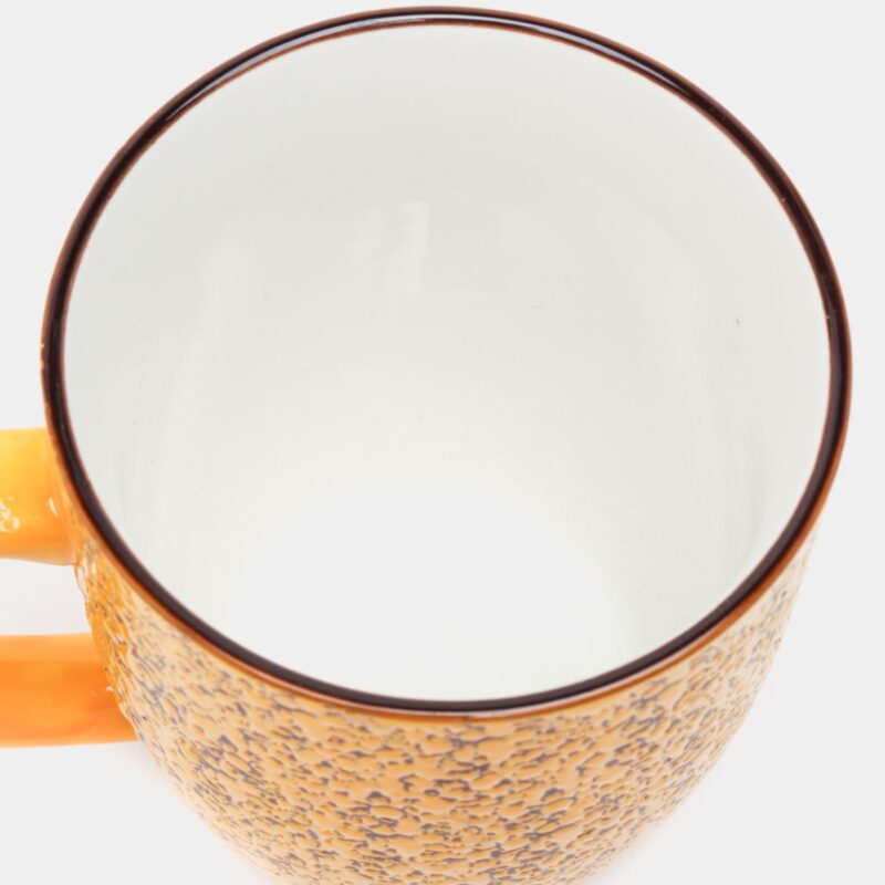 Kubek duży żółty porcelanowy 460 ml WL-667437/A