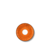 Orange saucer 11 cm in Wilmax Color Boom Splash porcelain