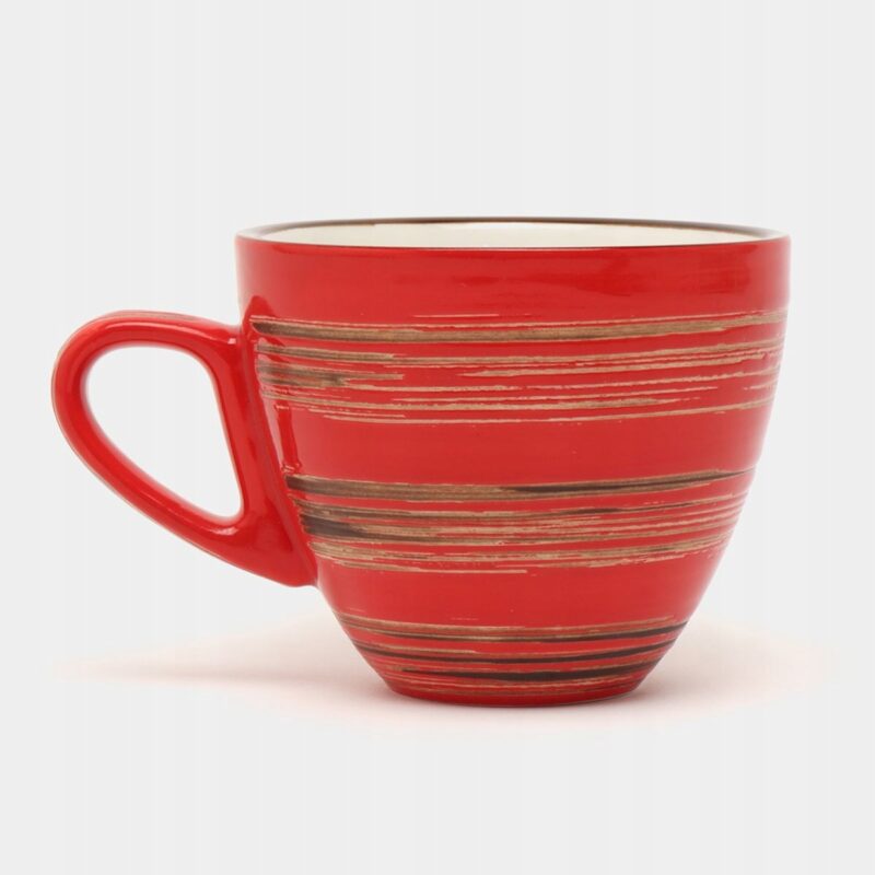 Filiżanka czerwona porcelanowa 300 ml WL-669236/A