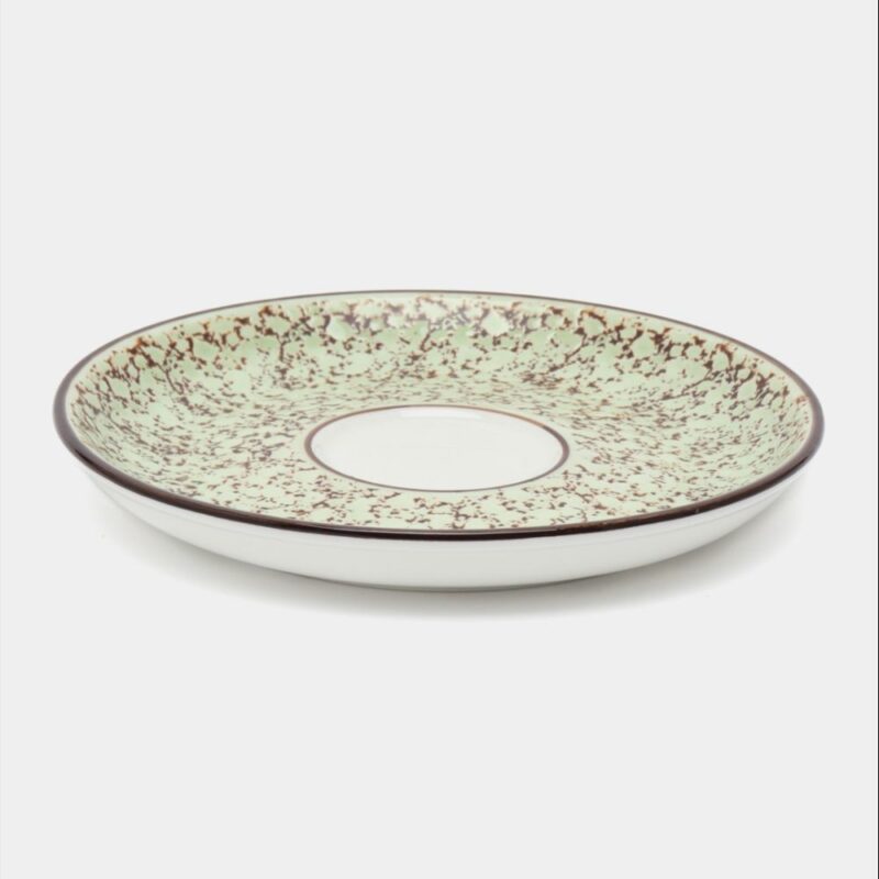 Spodek pistacjowy porcelanowy 11 cm WL-667133/B
