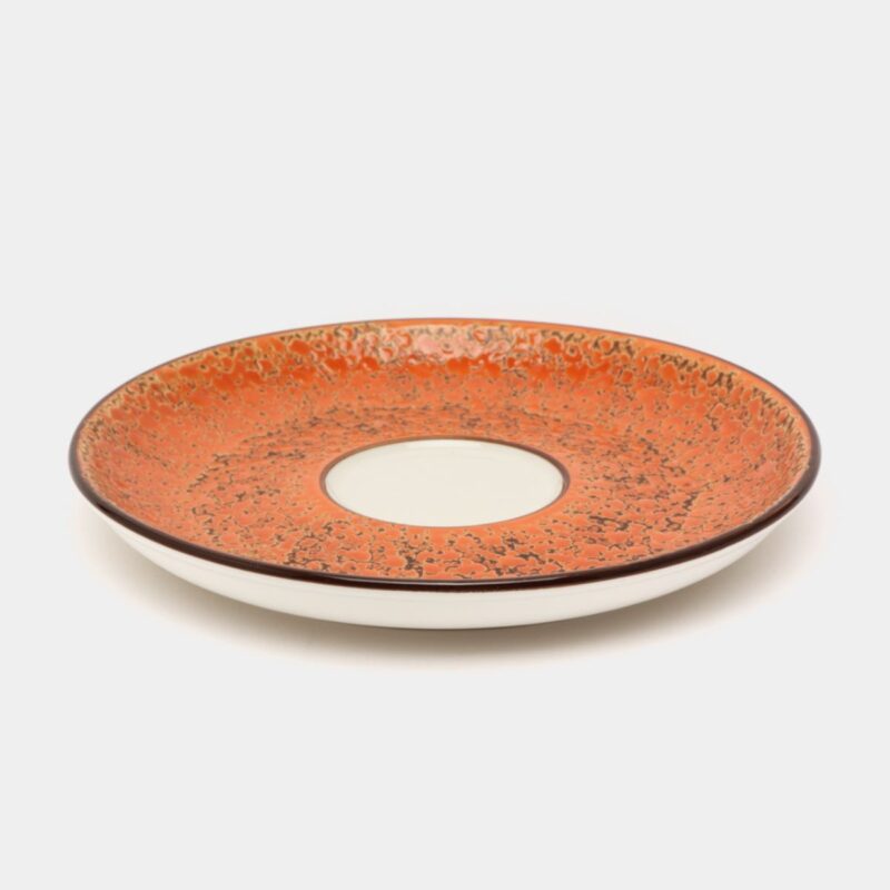 Spodek pomarańczowy porcelanowy 11 cm WL-667333/B