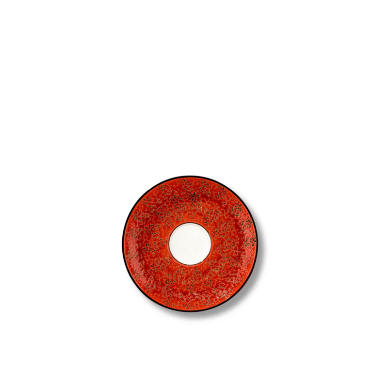 Spodek czerwony porcelanowy 11 cm WL-667233/B