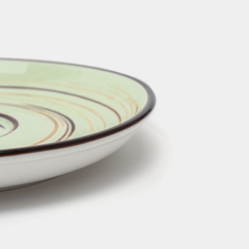 Spodek pistacjowy porcelanowy 14 cm WL-669135/B