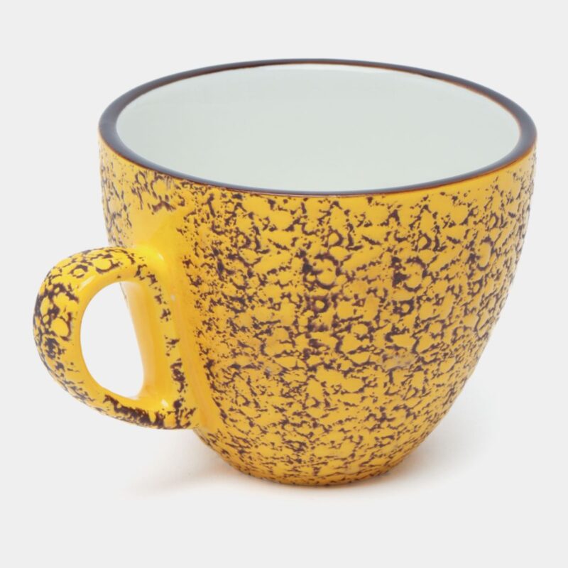 Filiżanka żółta porcelanowa 8.1 cm 75 ml WL-667433/A